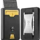 TRAVANDO Swype Slim Wallet for Men Metal RFID Blocking Mens Wallet Card Case