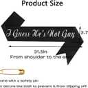 3 x Funny Bachelor Party Sash, Bachelor Party Sash, Sliver Glitter Bachelor Party Ideas, Supplies, Gifts, Decorations and Favors