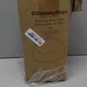 Bean Bag Cover (No Filler), Faux Fur Beanbag Chairs Covers Only, Stuffed Animal Storage Bean Bag, Giant Washable Beanbag Cover Without Filling, 5FT, White