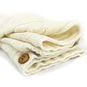 XMWEALTHY Newborn Baby Wrap Swaddle Blanket Knit Sleeping Bag Receiving Blankets Stroller Wrap for Baby Beige 0-6 Month