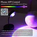 Sunset Lamp Projector Led Lights for Bedroom Night Light RGB Lights Sun Sunlight Sunrise Lamp 10w 360 Rotation Mood Lighting Home/Room Decor Christmas Gifts for Women,Tabletop Multicolor (Black)