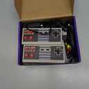 Classic Mini Retro Game Console Built in 620 Video Games,Av and HDMI Output Plug and Play Game System with Dual Wireless Controllers. (Grey)
