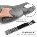 Shoulder Support Pillow - Plush Arm Support, Adjustable Strap, Shoulder Surgery Recovery, Machine Washable