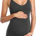 Womens Nursing Tank Tops Women Breastfeeding Seamless Maternity Cami Bra (Medium, Darkgrey)