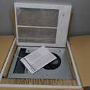 198 High Capacity Electric Wall Heater for 3800W, 240VAC Energy-Saving Electric Heaters with White Painted Grille, Quiet Operation for Indoor Use