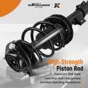 maXpeedingrods Front Struts for Hyundai Elantra GLS/Limited 2011-2016 Sedan
