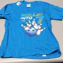 Rollin Into 7 Retro Bowling Birthday Party 7th Birthday T-Shirt, Small