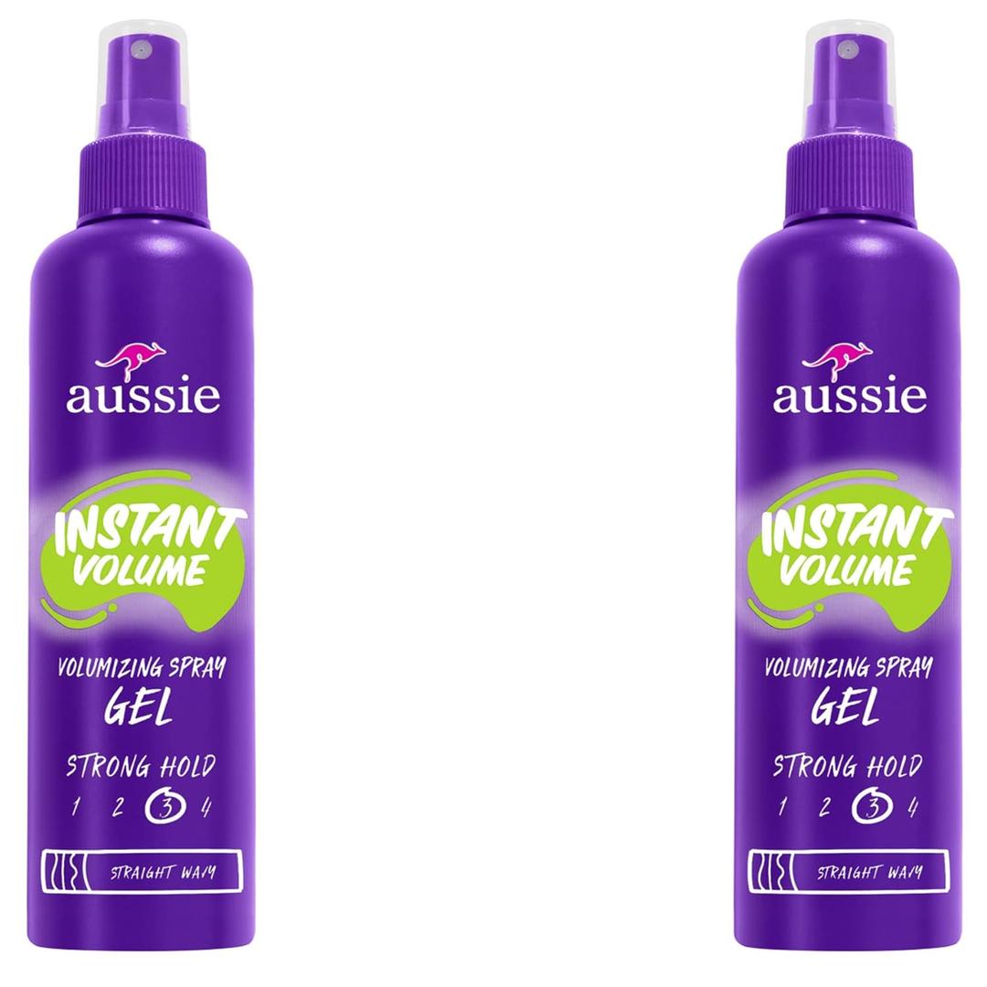 Aussie Instant Volume Volumizing Spray Gel for Wavy Or Straight Hair 5.7 fl oz