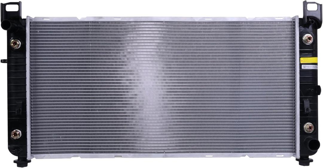 Rayten Aluminum Radiator Compatible with Cadillac Escalade 6.0 V8 2002-2006, 34'' Radiator with EOC for Chevy Silverado 1500 2500 Suburban Tahoe 4.8 5.3 6.0L | 26mm Core Thickness | Replaces CU2370