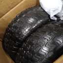 11x4.00-5 Flat Free Tire and Wheel Assembly, 3/4" Bearings