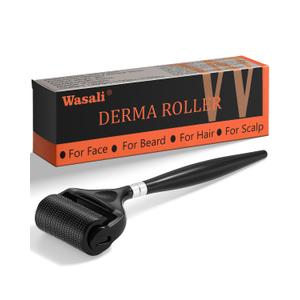 Titanium Derma Roller For Face Hair BeardBeard Microneedle Roller For Men With Storage CaseScalp Derma Roller For WomenPersonal Use Microneedling Roller Microdermabrasion Beauty Instrument