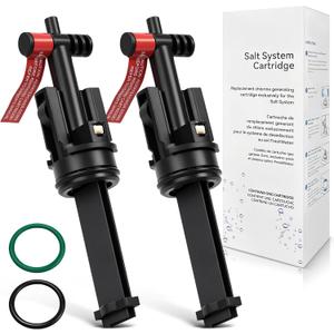 Salt System Cartridge Replacement for Hot Springs Salt Cartridge, Hot Tub Spa Salt Water Treatment Compatible with Highlife, Limelight, Caldera Utopia, Paradise  Up to 4 Months Each, 2Pack