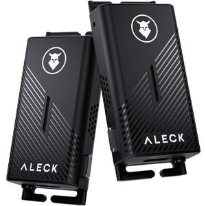 ALECK Punks Wireless Bluetooth Bike Helmet Speakers - Premium Open Ear Audio, Hands-Free Calls, 2-Button Operation, Fits All Open Face Helmets - Ideal for Bicycling, Climbing, Equestrian, Dirt Biking