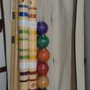 ropoda Six-Player Croquet Set with Wooden Mallets, Colored Balls, Sturdy Carrying Bag for Adults &Kids, Perfect for Lawn,Backyard,Park and More