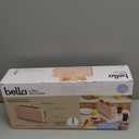 bella 2 Slice Slim Toaster, Fitsanywhere™ Kitchenware, 6 Setting Shade Control with Reheat & Cancel Buttons, Fits sourdough, 10” Long Slot, Anti Jam & Auto Shutoff, 900 Watt, Blossom
