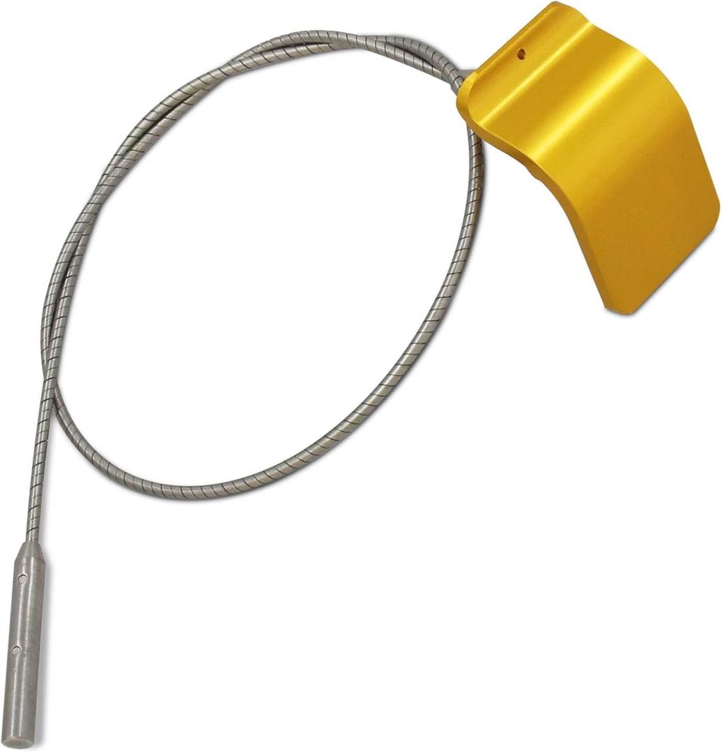 Billet Engine Oil Dipstick Fit for K24 K-Series Hybrid Honda Acura Civic Accord CRV (Yellow)