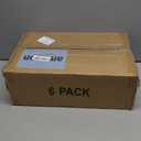 Thicken & Sturdy Clear Shoe Storage Organizer with Magnetic Door, Stackable Boxes for Closet, Foldable Space-Saving Shoe Rack for Sneaker Boot Container, Plastic Shoe Cabinet Shoe Box 6 Pack, White