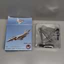 1/100 Scale Model Aircraft EF2000 Air Force Simulation Alloy Fighter Jet Model Plane Military Airplane Models for Adults