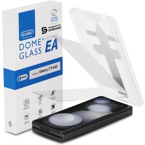 2 x Whitestone 2PACK EA GLASS Screen Protector for Galaxy Z Fold 5 2023, Full Coverage Tempered Glass Shield [Easy Install] - Two Pack