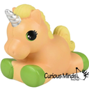 12" Jumbo Pony Unicorn Squishy Slow Rise Foam Pet Animal Toy - Scented Sensory, Stress, Fidget Toy (Yellow)