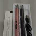 LcFun 2 Pack Candle Lighter Electric USB Rechargeable Plasma Arc Lighter with Safety Lock, Windproof Flameless Long Lighters for Candle, Grill, BBQ, Camping, Gas Stoves (Black, Rose Gold)