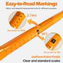 20FT Load Height Measuring Stick, Imperial & Metric Measurement Sticks for Trucks, Car Hauler, Trailer, RV, Retractable Truck Height Stick with Carrying Bag