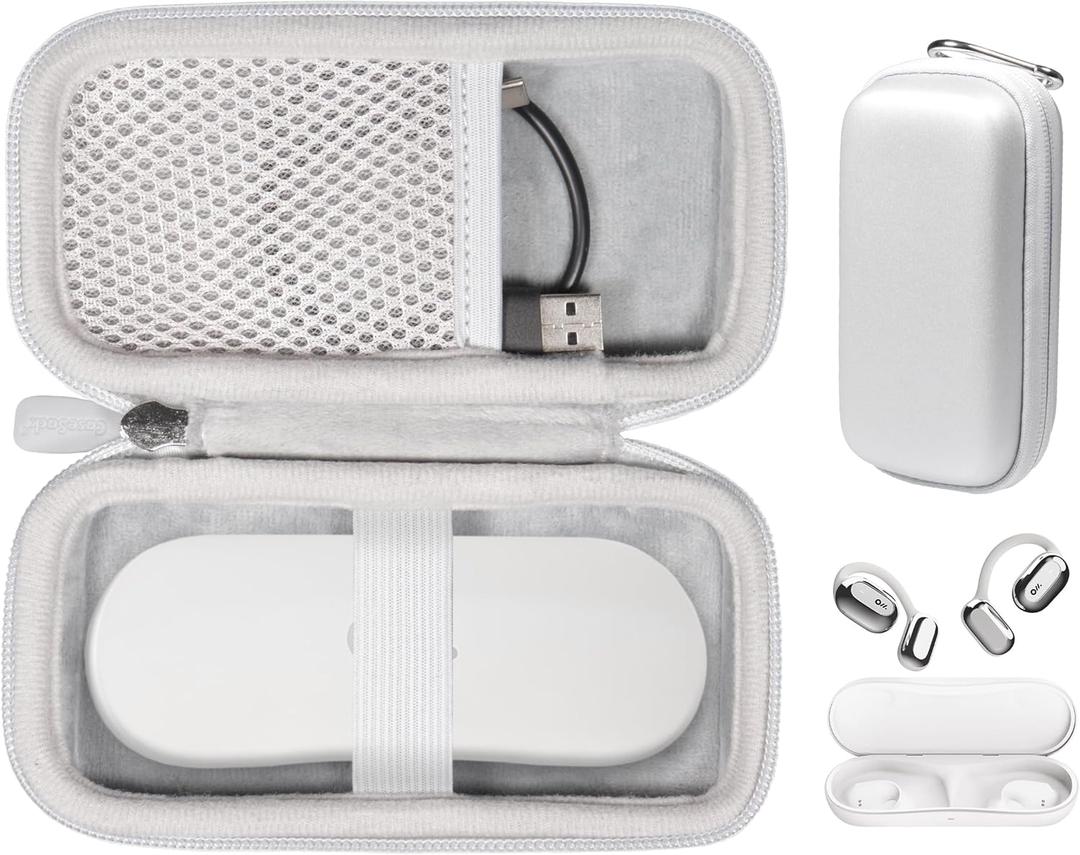 CaseSack Open Ear Headphones Case for Oladance OWS 2, OWS 1 Open Ear Headphones (Not fit for charger case) (Gray)