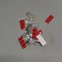 Magnetic Cabinet Door Catch, 4 Pack Ultra Thin Cabinet Magnetic Catch, Strong Adhesive, Stainless Steel Heavy-Duty Closure for Kitchen Cupboard Drawer, Cabinet Door Magnets