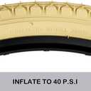 26x2.125 Cruiser Bike Tires: MOHEGIA 2-Pack 26 Inch Folding Tires with Pair Bike Tubes & Tire Levers Replacement Set for Beach Cruiser and Urban Commuting Bicycle