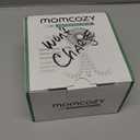 Momcozy 8000mAh Portable Stroller Fan | 27H Ultra-long Battery Life | Detachable 4 Speed 360Rotate | 2 Modes LED Night Light, USB Rechargeable Handheld Cooling Fan for Travel, Car Seat, Bedroom (Black)