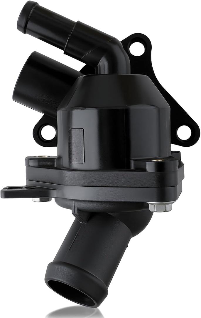19320-RAA-A01 Engine Coolant Thermostat Housing Compatible with Honda Civic 2.0L 2006-2011 Compatible with Civic 2.4L 2012-2015 Compatible with CR-V 2.4L 2007-2014 19320-RAA-A02 19320-R40-A01