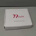 79STYLE 3pcs Detangler Brush Naturals Detangling Hair Comb Glide Thru No Pain Tangle Free For Women Men, Kids Wet, Dry Curly Hair Accessory (Single Black-Size 7.4")