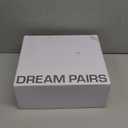 DREAM PAIRS Women's Platform Heeled Knee High Boots, Long Chunky Tall Gogo Boots for Fall (7.5, White-pat)