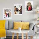 JCJMY 19x27 Picture Frame White for Poster Photo Picture, Horizontal and Vertical Formats for Wall Hanging, 19 x 27 Wall Gallery Poster Photo Frame for 19 by 27 Photos Posters, White