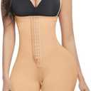 Lover-Beauty Fajas Colombianas Shapewear for Women Tummy Control Postpartum Body Shaper Butt Lifter Bodysuit, M
