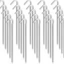 Metal Tent Stakes Heavy Duty 9 Inch, 25 Pack Anti-Rust Galvanized Steel Camping Tarp Stakes, Ground Stakes Tent Pegs Yard Stakes Canopy Spikes for Inflatables, Outdoor Decorations