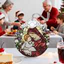 Christian Gifts: Virgin Mary Stained Glass Ornament | Christmas Ornaments & Religious Ornament (Christmas Tree Decorations), Christian Holiday Decor, Religious Gifts & Xmas Gift