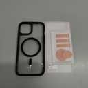 TAURI 2-in-1 Magnetic for iPhone 13 Case, [Designed with Magsafe] with Screen Protector, Shockproof Case for iPhone 13/14, Black