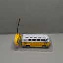 RC School Bus for Kids - Remote Control Toy Classic School Bus with LED Lights, 1:30 High Simulation 4 Channel City Bus Vehicle, Christmas Birthday Gift for Kids Boys Girls Age 3-6