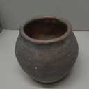 Briful 6.1'' Large Ceramic Rustic Vase Shabby Vintage Textured Vase, 4.72'' Wide Mouth Pampas Jar Vases Pottery for Fake Flowers Branches, Farmhouse Home Dcor, Weddings Shelf Table Decor, Brown