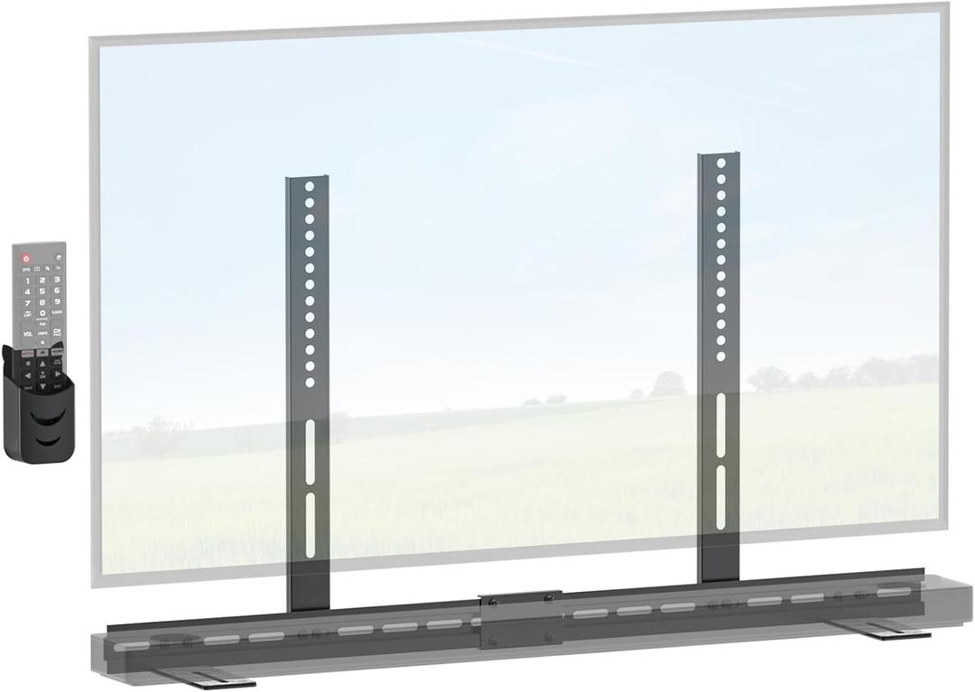 Sound bar TV Mounts for LG Soundbar Mount Under TVs- Height Adjustable TV Soundbar Mount for LG Soundbar Mounting Bracket with Remote Holder