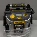 STANLEY J7C09D Digital Portable Power Station Jump Starter: 1400 Peak Amp Battery Booster, 120 PSI Air Compressor, 3.1A USB Ports, Battery Clamps