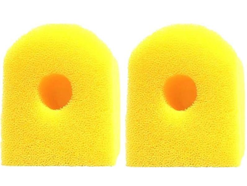 Aquarium Filter Replacement Sponge, Fish Tank Filter Replacement Parts, 3-Stage in-Tank Filter 130GPH 10-40 Gallon Fish Tanks (2 PCS)