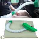 Jewel Cooler for Man, Easy to Use Car AC Vent Extender Hose for Man Cool or Warm Air - 2.6ft, White