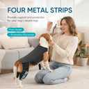 Adjustable Dog Knee Brace for ACL Tear and Arthritis Recovery - Dual Hind Leg Support with Harness Connection - Orthopedic Leg Wrap for Joint Stability and Pain Relief in Dog ((XX-Large)