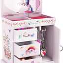 Pretty Me Unicorn Musical Jewelry Box for Kids - Gifts for Girls, Ages 3-8, Best Princess Room Toys Gift for Age 3, 4, 5, 6, 7, 8 Year Old Little Girl - Birthday Present Toy Ideas Music (20.6 inches)