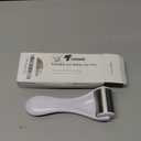 Tondiamo 2 Pcs Muscle Roller Gifts Stick Fascia Body Cellulite Face Muscle Massage Roller Manual Massage Tools for Relief Neck Arm Back Leg Body Deep Release(White,Metal)