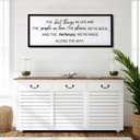 The Best Things in Life Framed Wall Art, 40''15'' Rustic The Best Things in Life Sign for God Jesus Christ Prayer, Horizontal Holy Inspirational Family Home Decor