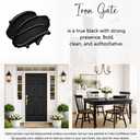 ALL-IN-ONE Paint by Heirloom Traditions, Iron Gate (Black), Quart - Durable cabinet and furniture paint. Built in primer and top coat, no sanding needed. Includes our 30 featured color card.