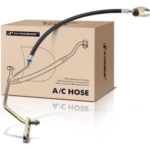 A-Premium A/C Discharge Line Hose Assembly Compatible with Freightliner Columbia 2005-2007 Diesel, Compressor to Condenser